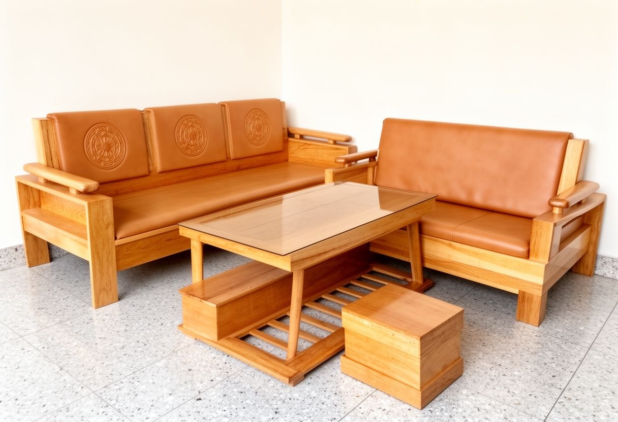 mẫu sofa gỗ hiện đại bọc đệm da cao cấp 2026 - Bảo quản mẫu sofa gỗ hiện đại bọc đệm da cao cấp 2026