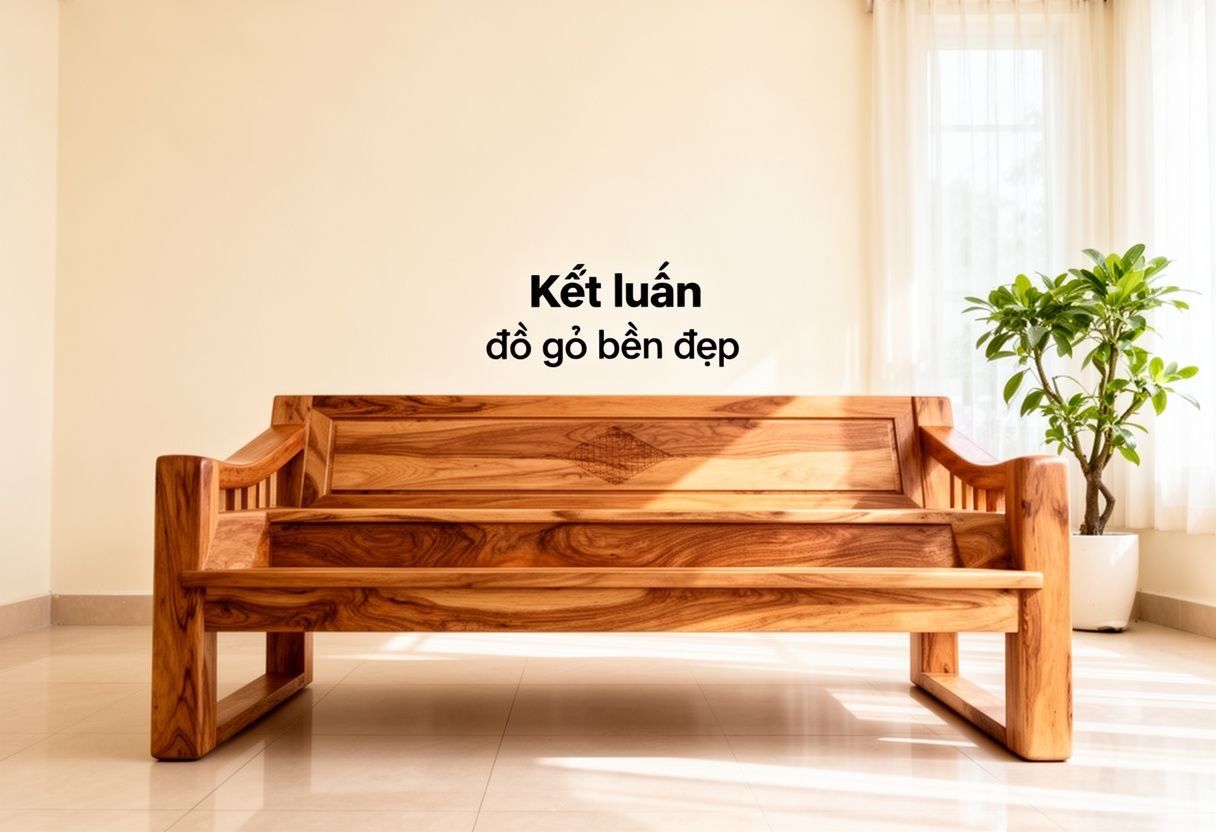 cách chọn đồ gỗ - Kết luận