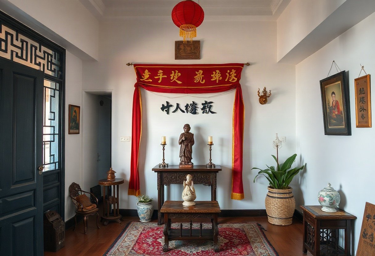 Phong thủy phòng thờ cho nhà phố