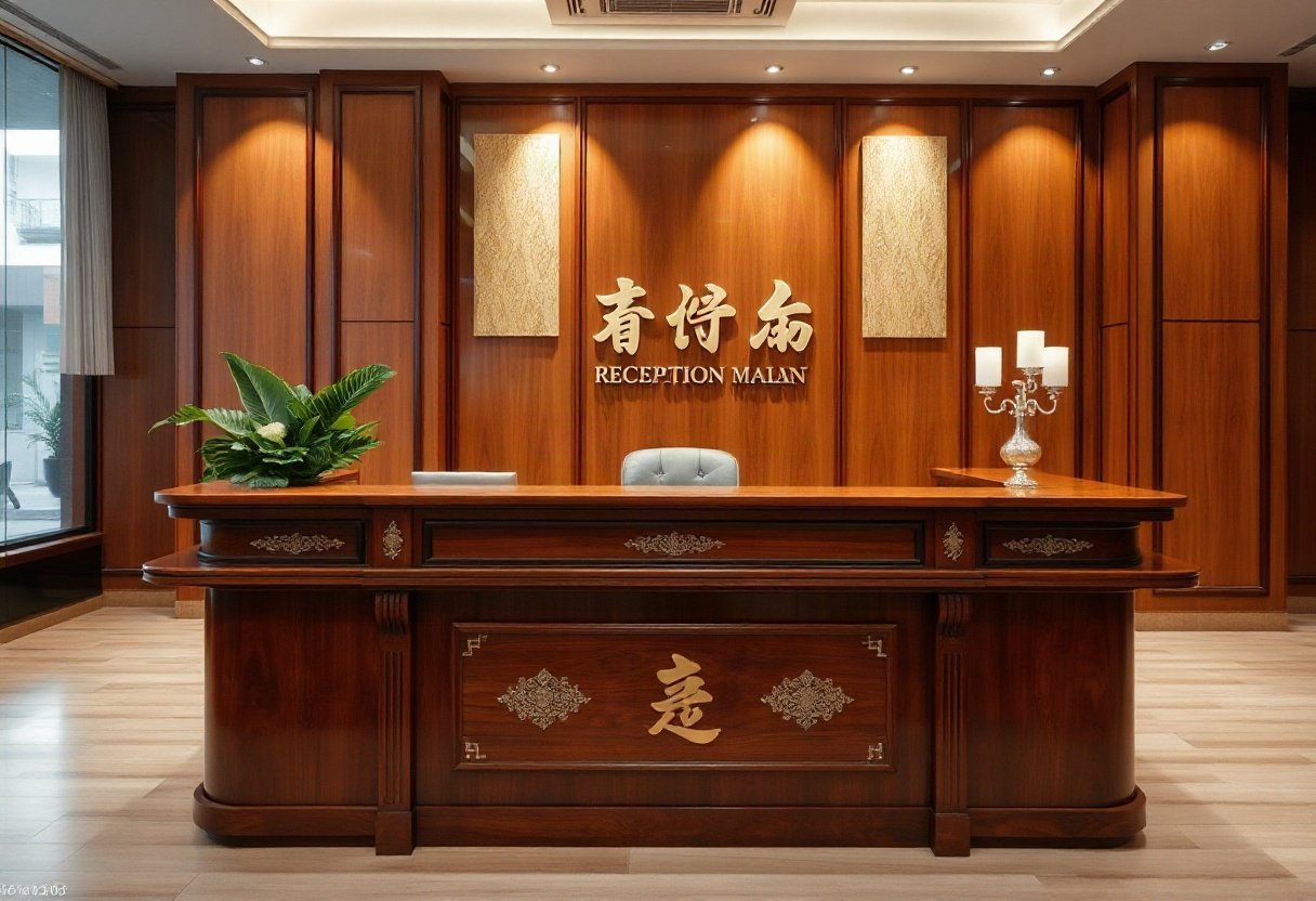 Công dụng quầy lễ tân văn phòng hiện đại