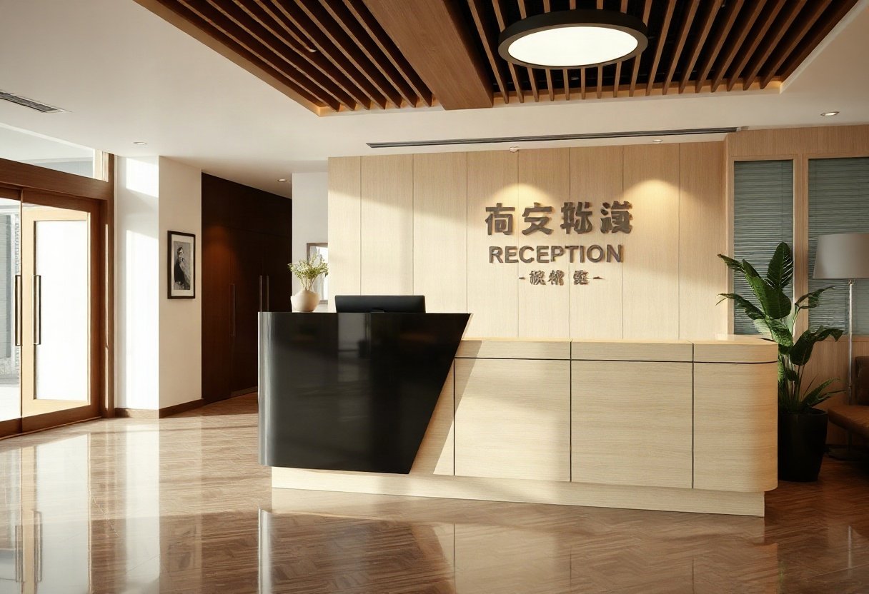 Quầy lễ tân tạo ấn tượng đầu tiên