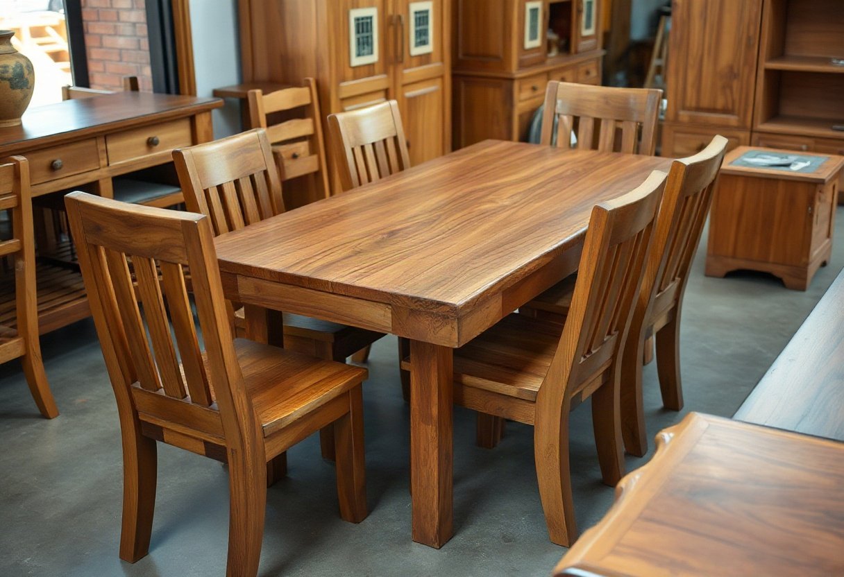 Sản phẩm nội thất từ gỗ thị
