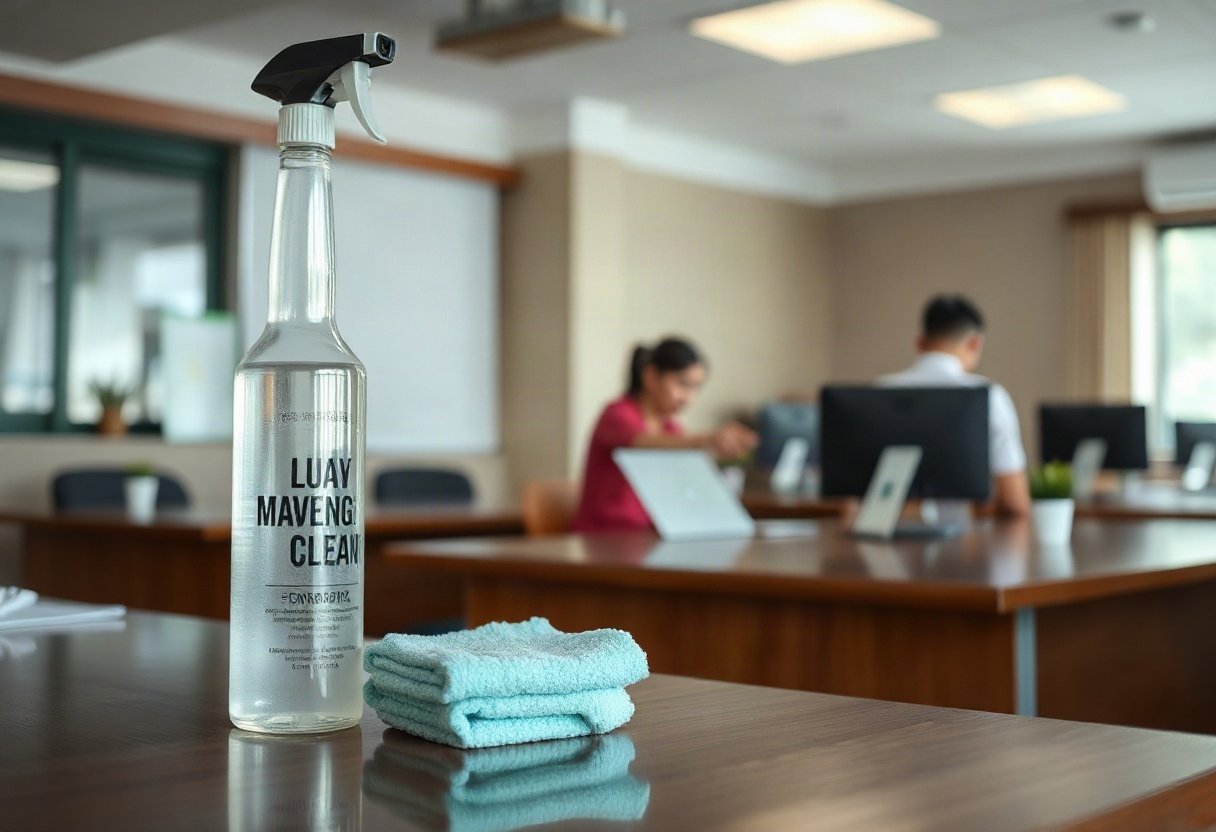 Sản phẩm tốt để vệ sinh bàn văn phòng