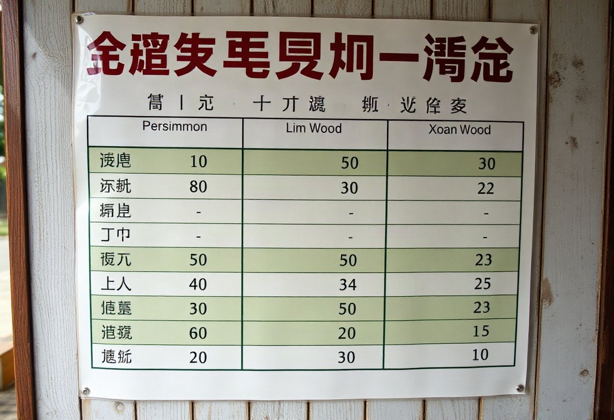 So sánh giá các loại gỗ