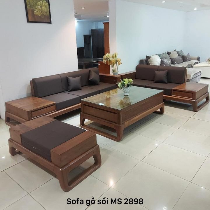 Bộ sofa gỗ hiện đại