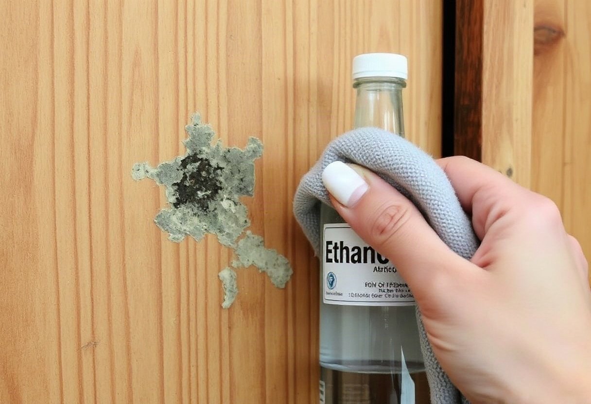 Sử dụng cồn ethanol tiêu diệt mốc