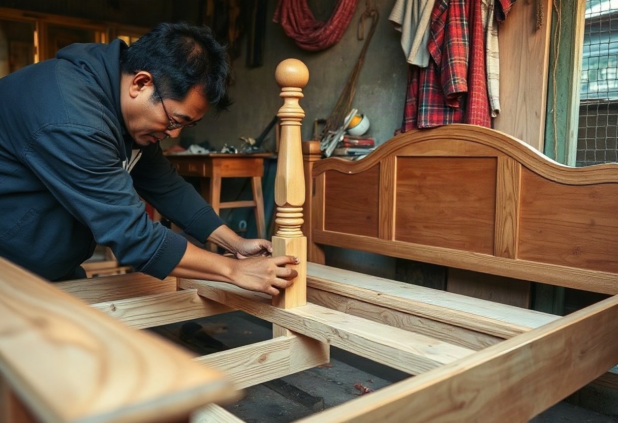 Tháo lắp và kiểm tra mộng gỗ