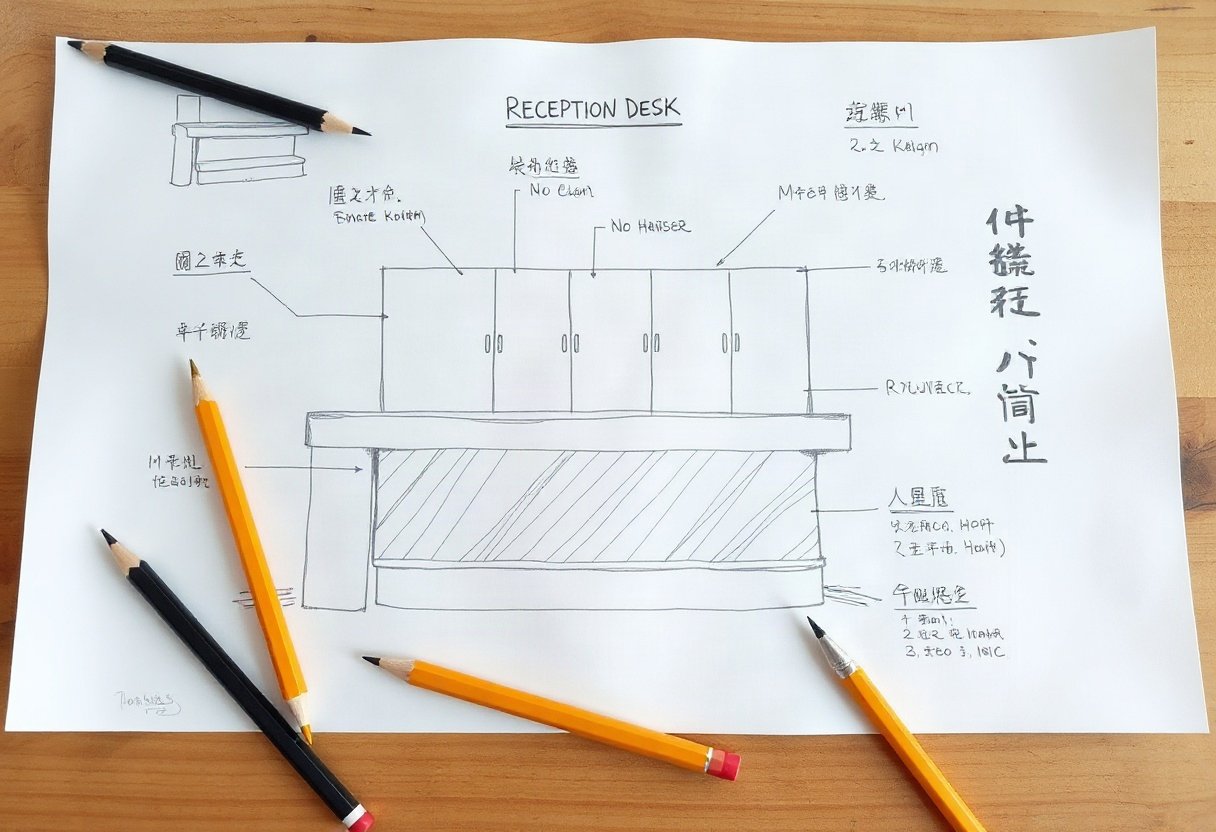 Thiết kế quầy lễ tân