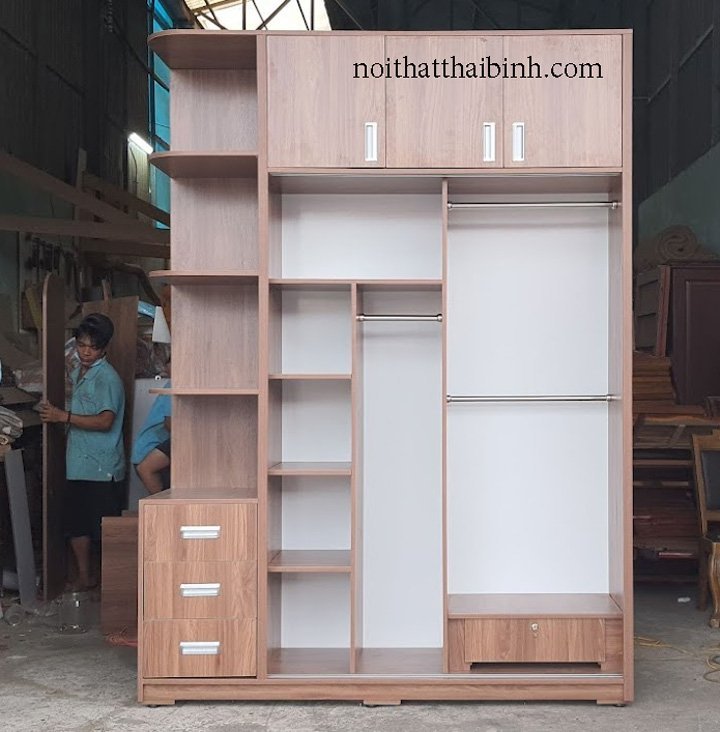 Tủ áo cao áp trần đẹp hiện đại