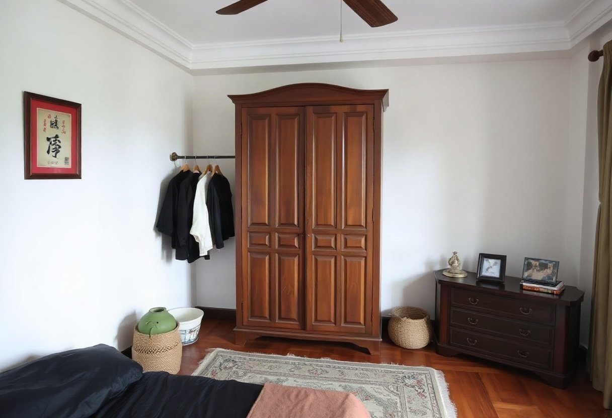 Tủ áo hướng Nam mang lại năng lượng tích cực
