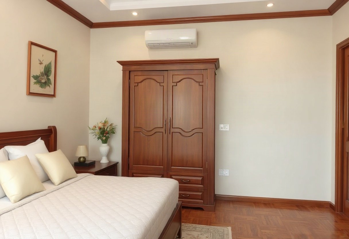 Tủ áo hướng Tây Nam cho mệnh kim thủy