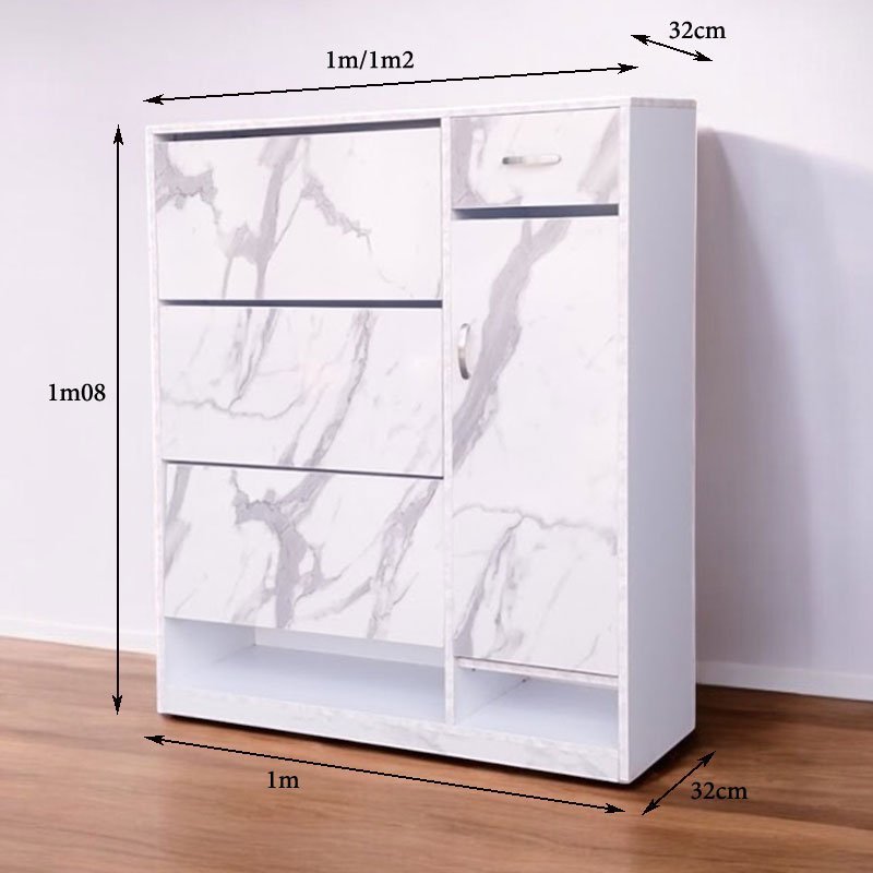 Mẫu tủ giày dép hiện đại