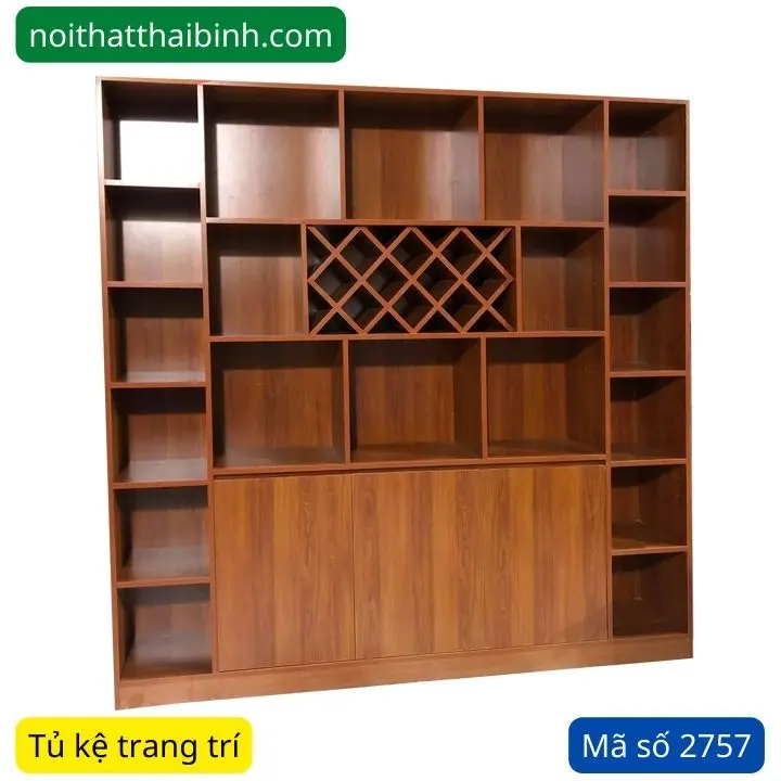 Tủ kệ trang trí phòng khách MS 2757