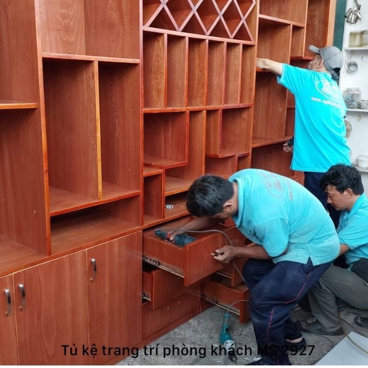 Kệ trang trí phòng khách