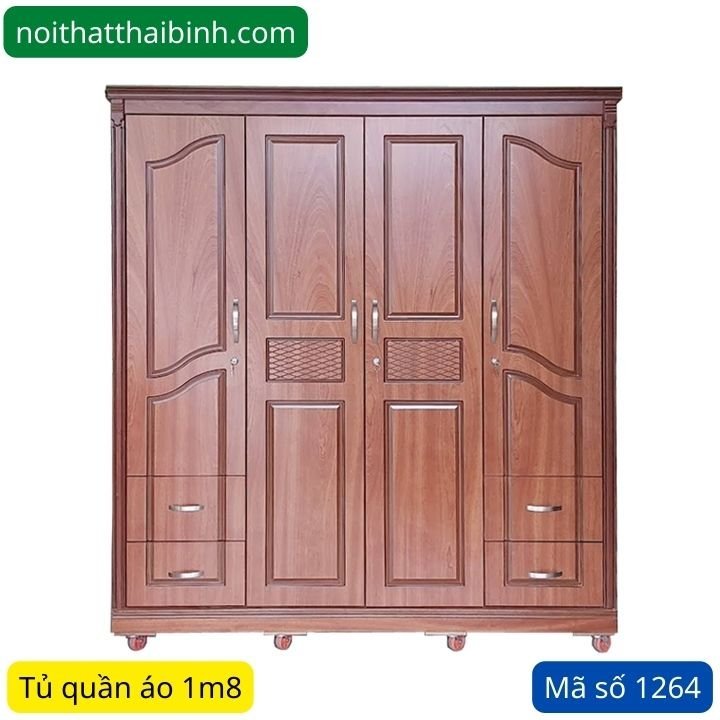 Nơi bán tủ quần áo 1m8 4 cánh