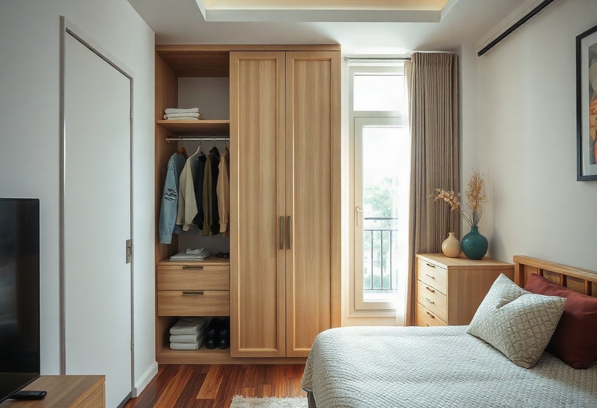 4 kinh nghiệm chọn tủ quần áo cho chung cư nhỏ hẹp