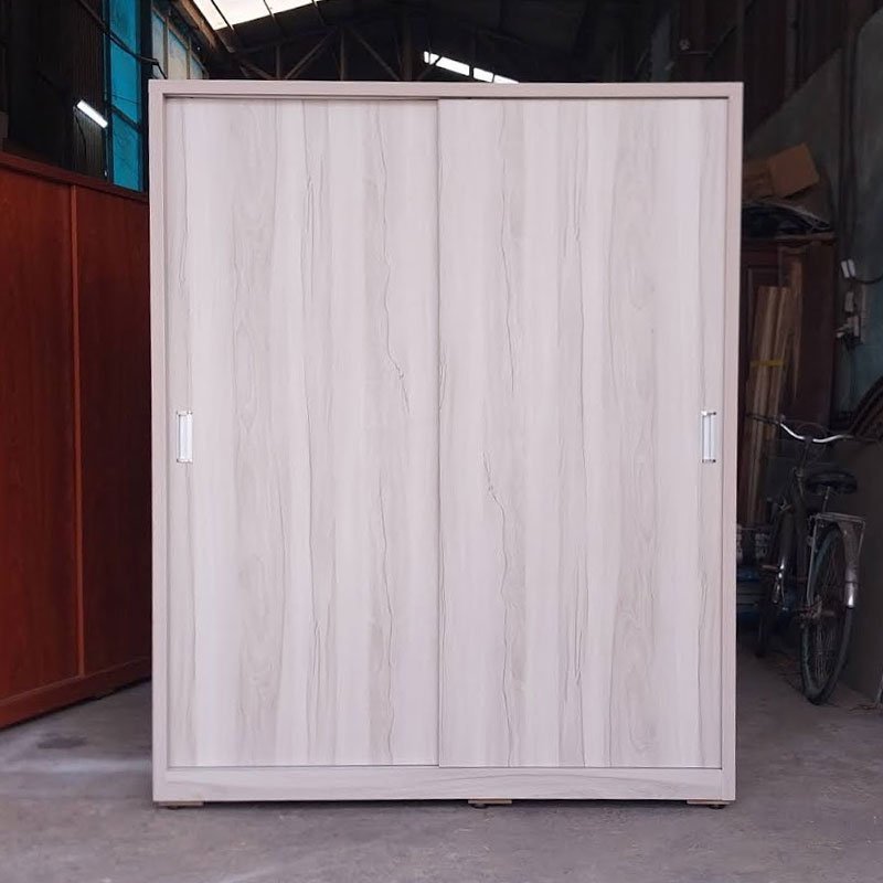 Tủ quần áo 2 cửa lùa MS 3291 - nhìn tổng thể