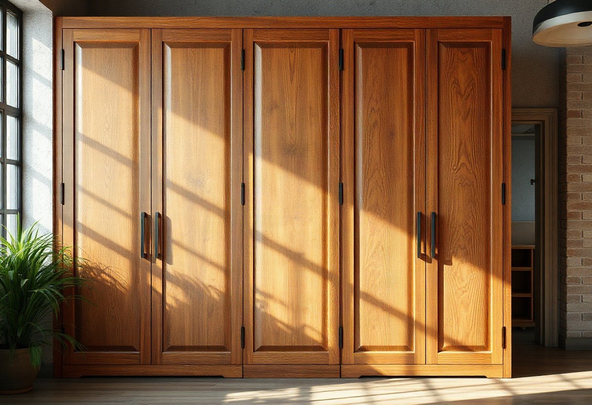 Tủ quần áo gỗ công nghiệp đẹp