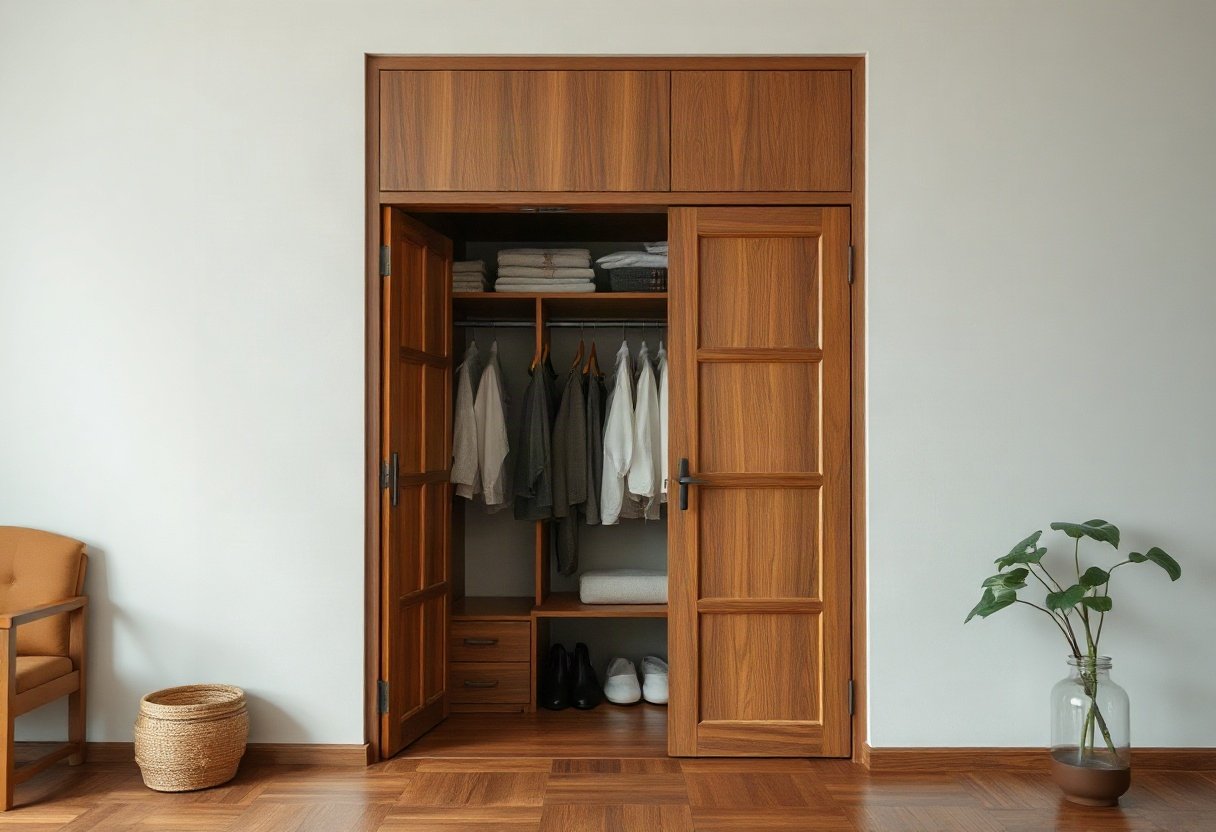 Tủ quần áo hướng Tây Bắc cho sự quyết đoán