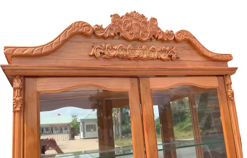Tủ rượu gỗ gõ đỏ