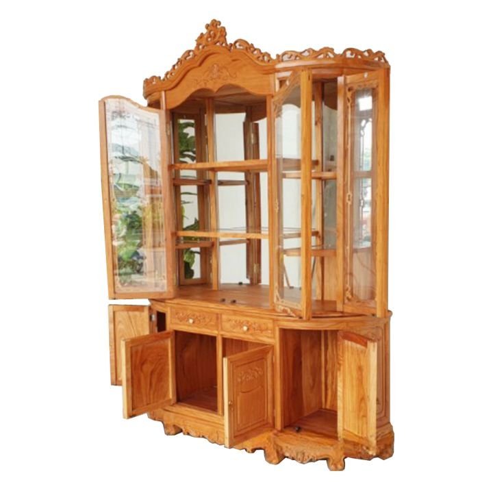 Tủ Để Rượu Gỗ gõ đỏ cao cấp 1m8 Tủ Để Rượu Gỗ gõ đỏ cao cấp 1m8