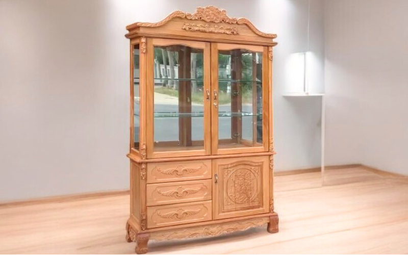 Tủ rượu gỗ gõ đỏ