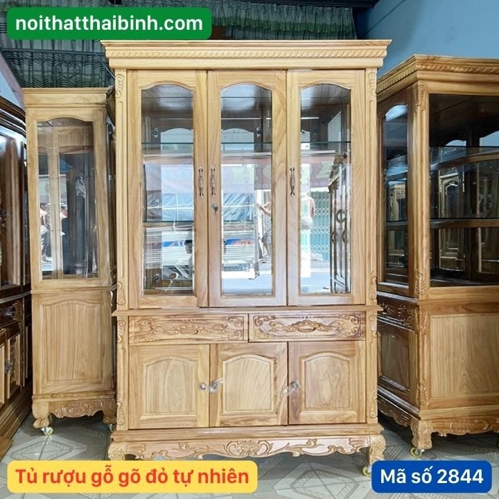 Tủ rượu gỗ giá tốt