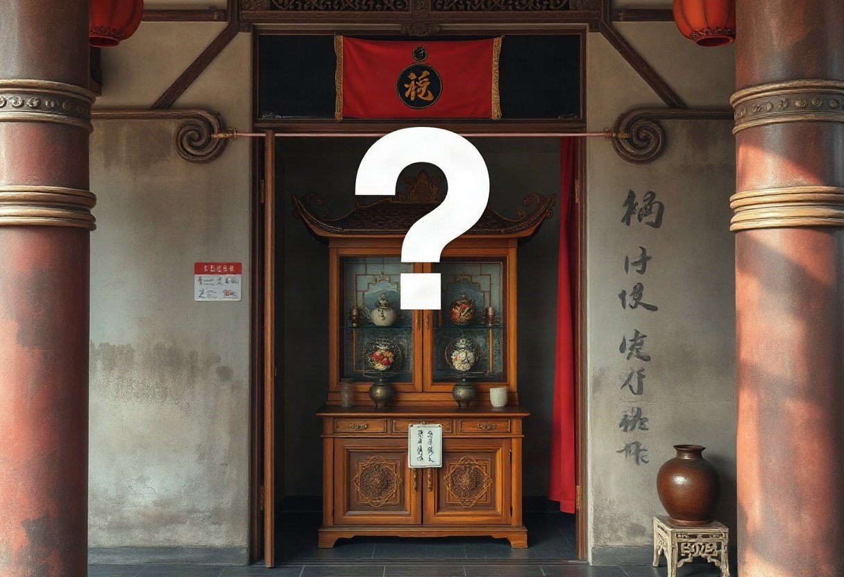 Tủ thờ đối diện cửa ra vào có ảnh hưởng gì
