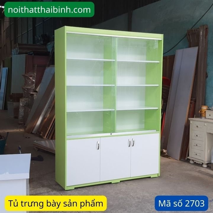 Tủ trưng bày sản phẩm đẹp