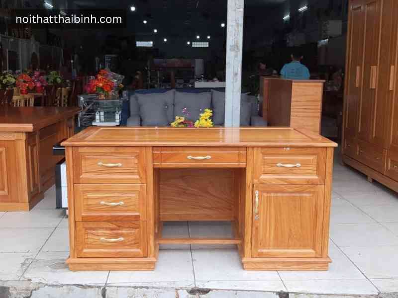 Bàn giám đốc gỗ gõ đỏ