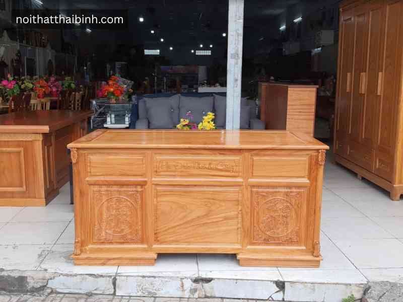 Bàn giám đốc gỗ tự nhiên