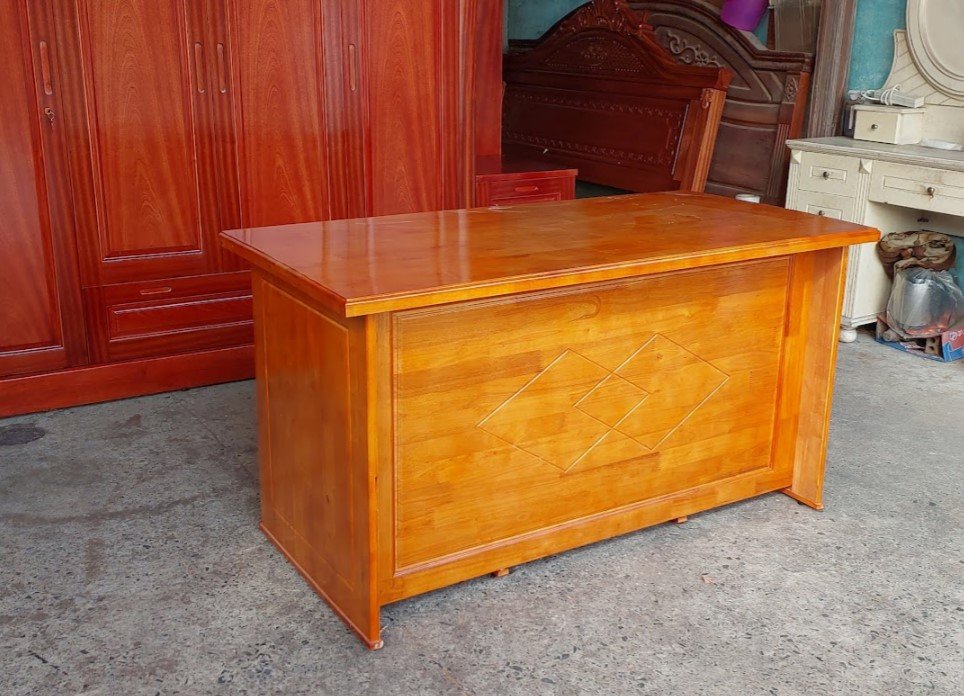 Bàn làm việc gỗ cao su