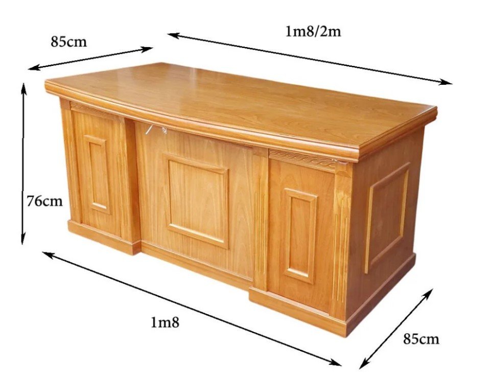 Hướng Đặt Bàn Làm Việc Gỗ Gõ Đỏ Hợp Tuổi Giám Đốc