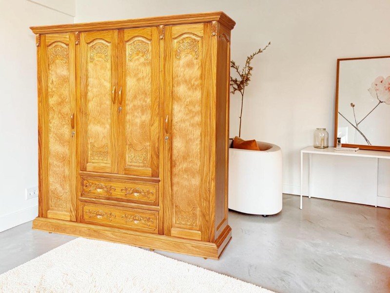 Địa chỉ đóng và mua tủ quần áo gỗ