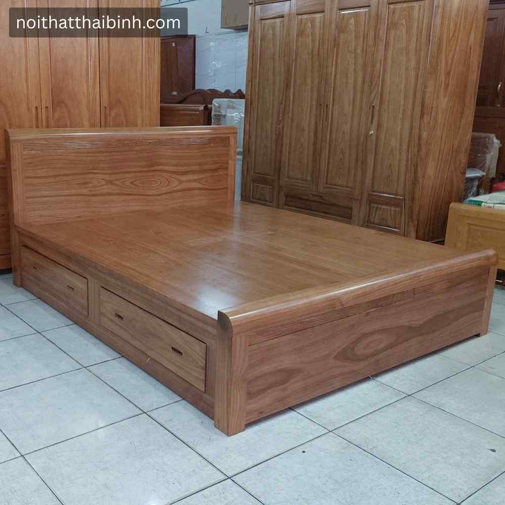 Giường Gỗ Có Ngăn Kéo
