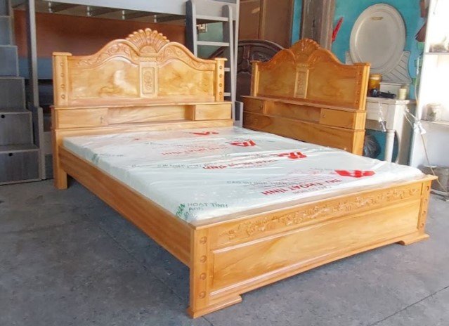 Giường ngủ » Giường gỗ gõ đỏ
