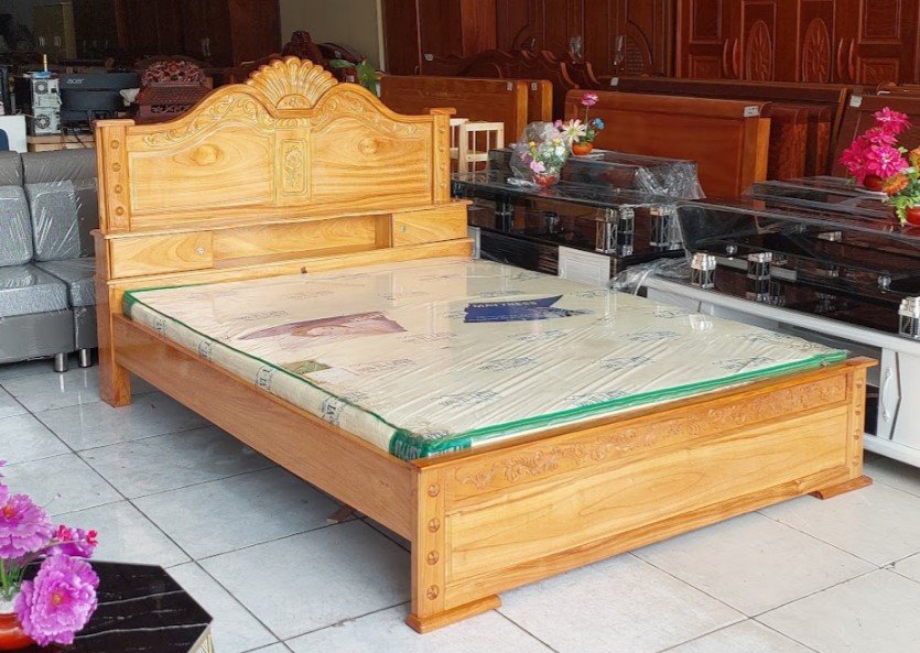 Giường ngủ » Giường gỗ gõ đỏ