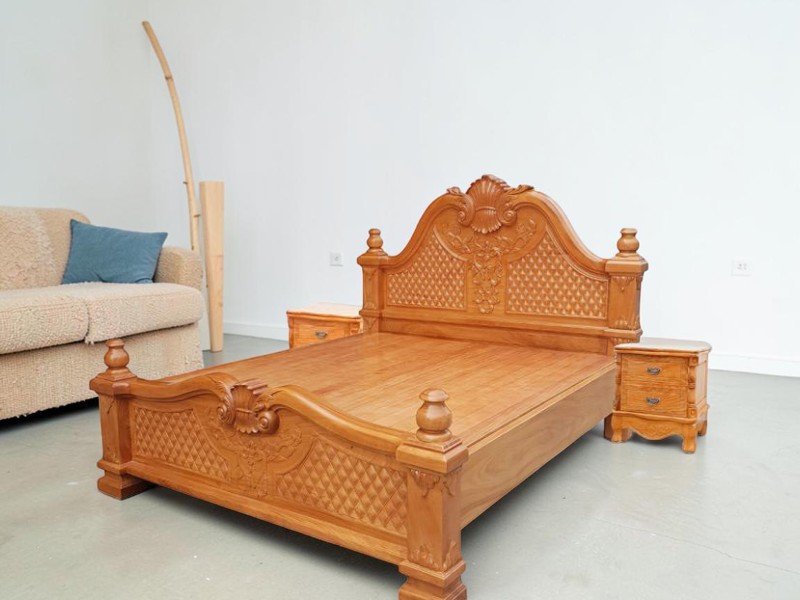 Giường gỗ tự nhiên giá bao nhiêu tiền