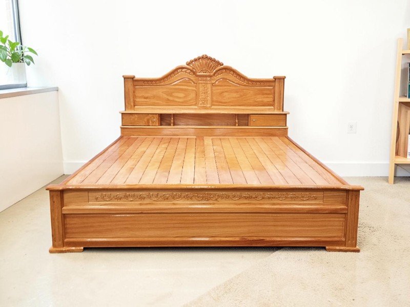 Giường ngủ gỗ gõ đỏ