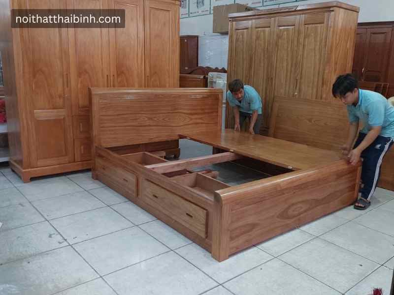 Giường Ngủ Gỗ Hiện Đại
