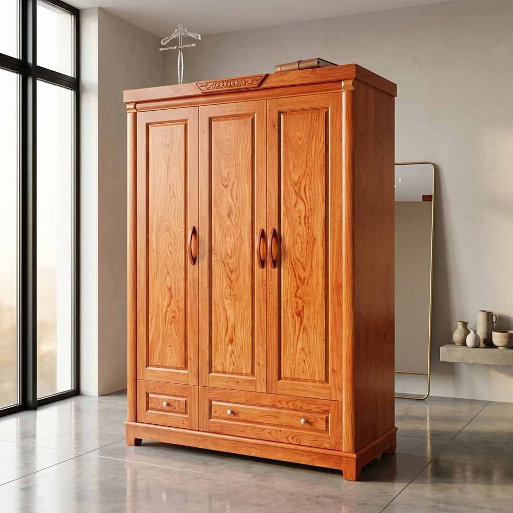 Tủ Áo Gỗ Xoan Đào Tự Nhiên Cao Cấp Giá Tốt