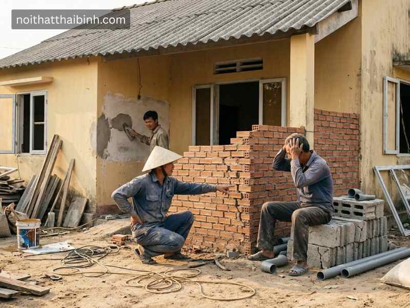 Kinh nghiệm 3 Làm đúng thứ tự, chống thấm trước khi hoàn thiện