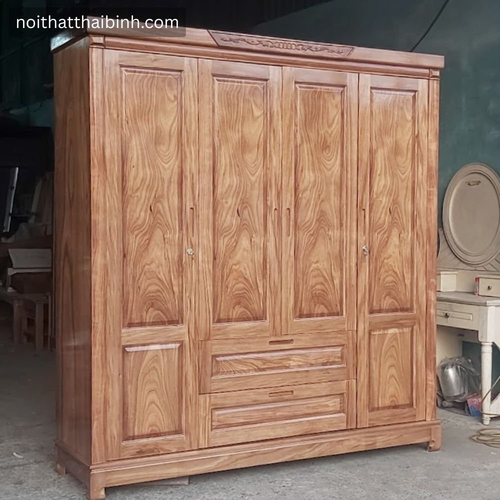 Tủ đựng quần áo gỗ cao cấp