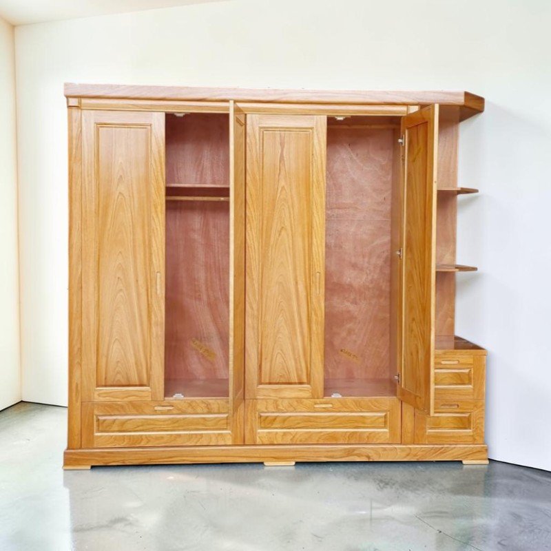 Tủ quần áo có kệ trang trí