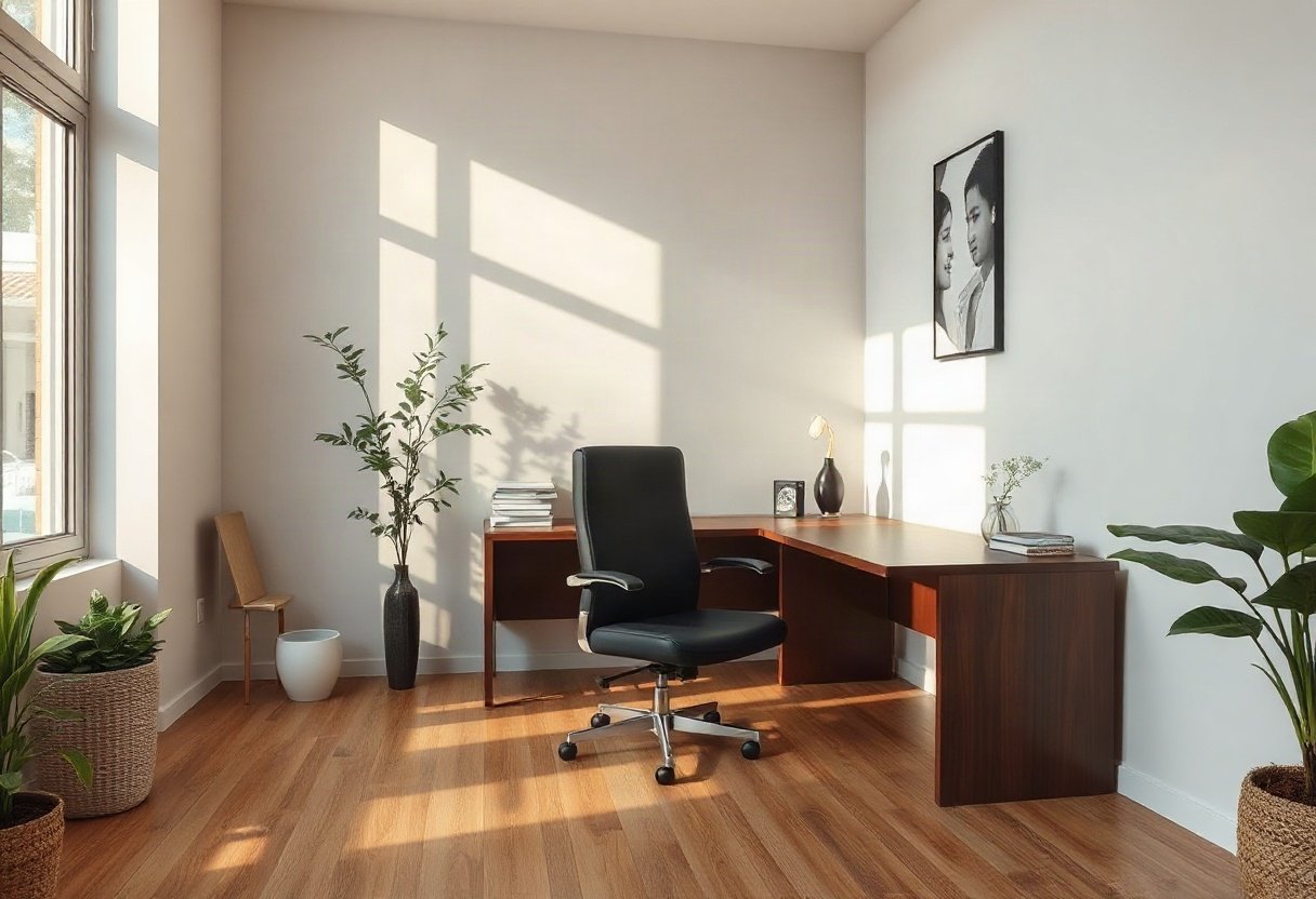 Vị trí đặt bàn làm việc hợp phong thủy