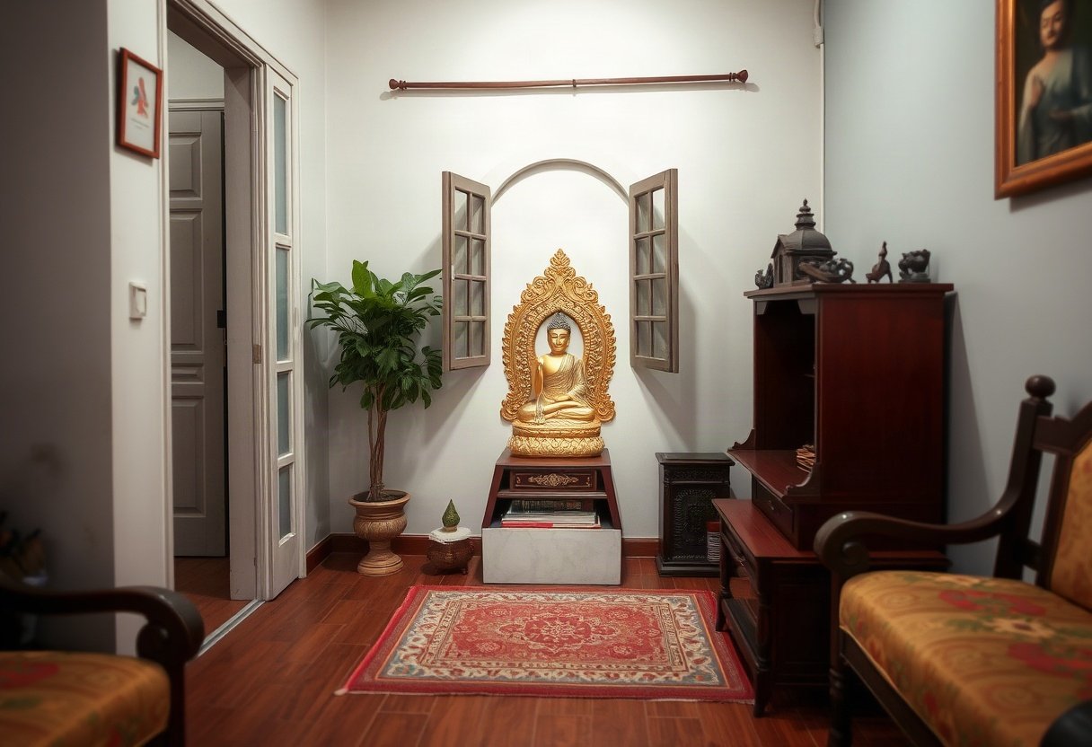 Vị trí đặt bàn thờ Phật trong nhà
