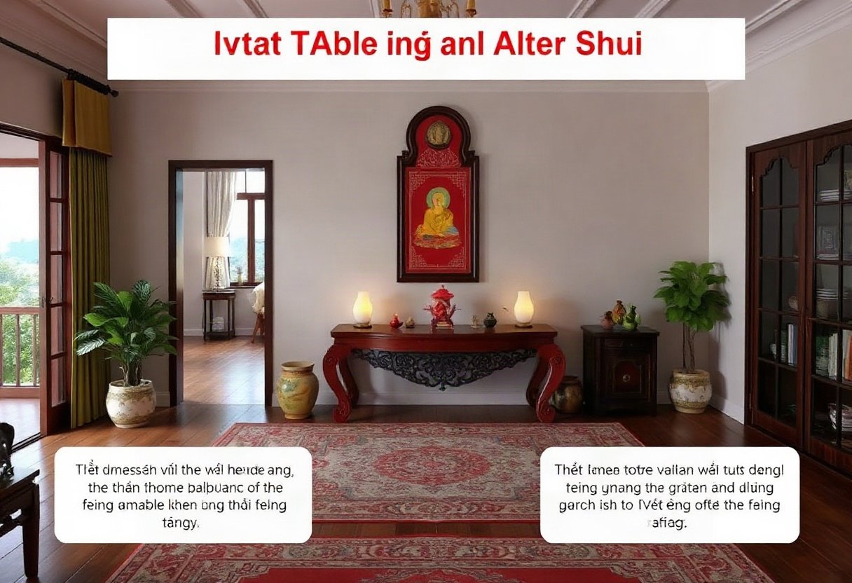 Vị trí kê tủ thờ tốt nhất trong nhà